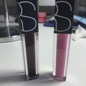 NARS Velvet Lip Glide -Pastel pink&Deep Aubergine